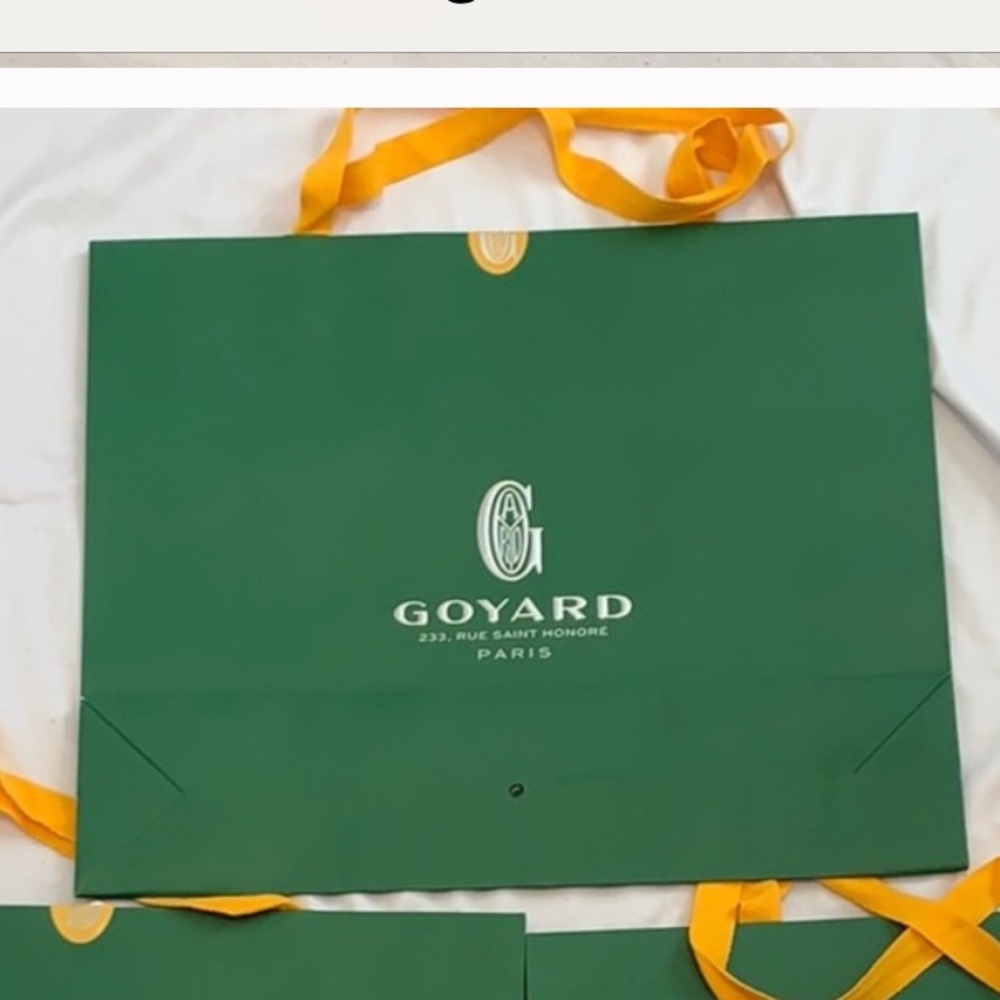 Goyard authentic shopping bag